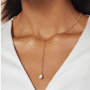 Frasier Sterling crystal drop necklace